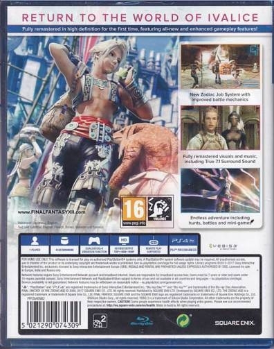 Final Fantasy 12 - The Zodiac Age - PS4 (A-Grade) (Genbrug)